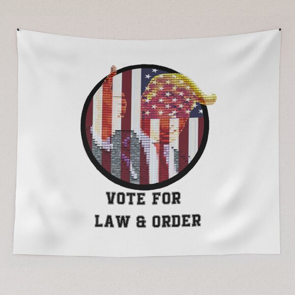 Item preview, MAGA Make America Great Again Vote for Law and Order Re-Elect President Donald J Trump 2020 designed and sold by Essoly.