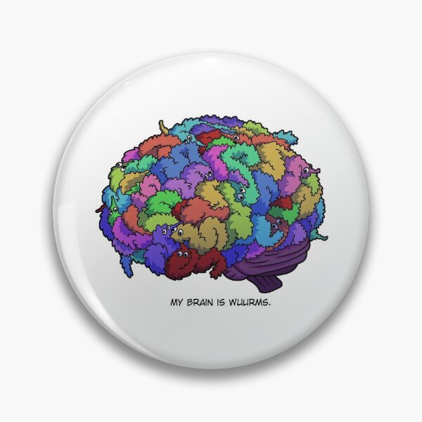 Item preview, Wuurms on the Brain. designed and sold by Veggie-Queen.