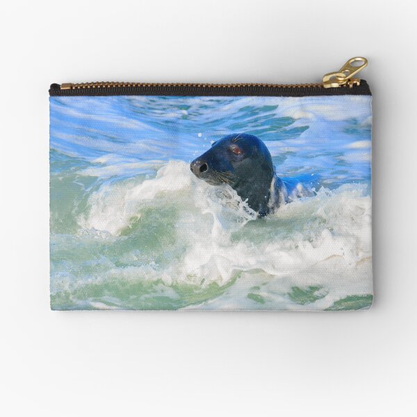 Grey Seal (Halichoerus grypus) Zipper Pouch