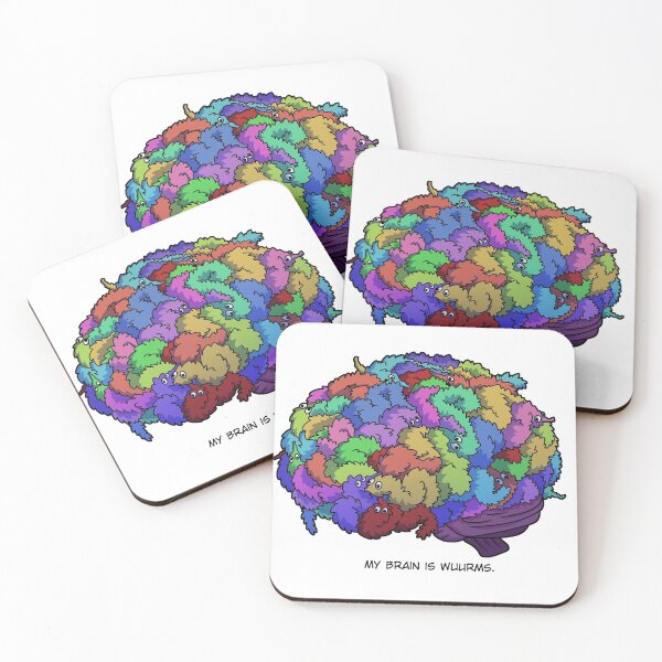 Item preview, Wuurms on the Brain. designed and sold by Veggie-Queen.