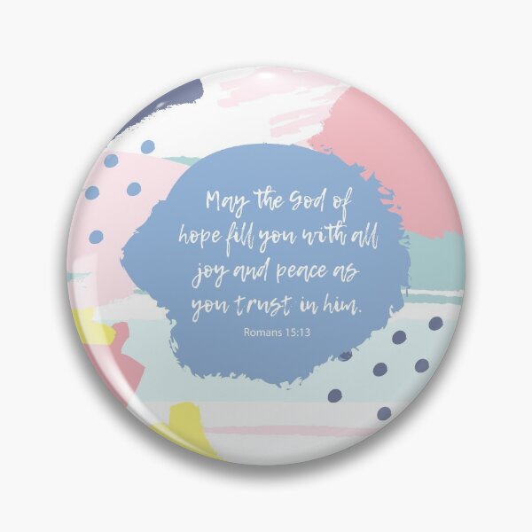 Item preview, The God of Hope, Romans 15:13, Scripture designed and sold by StudioCitrine.