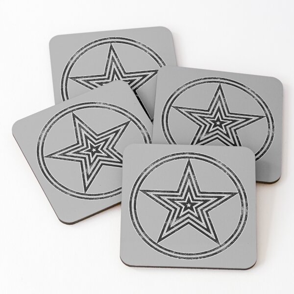 Item preview, Worn Stars in Circles Decal designed and sold by SpitsPixels.