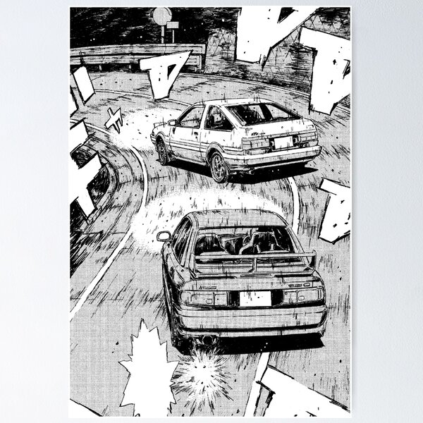 Initial D: Legend 2: (2015)  Initial d, Initials, Anime wall art