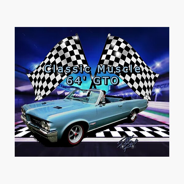64 GTO Classic Muscle Photographic Print