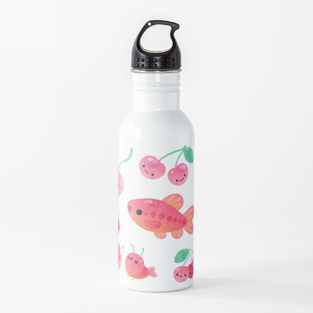 Cherry shrimp and Cherry barb Water Bottle
