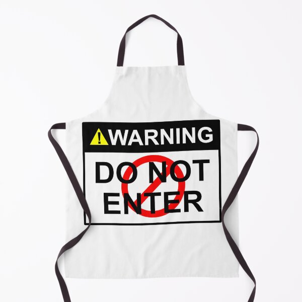 Item preview, Warning Do Not Enter Sign Design Art designed and sold by SumoShark.