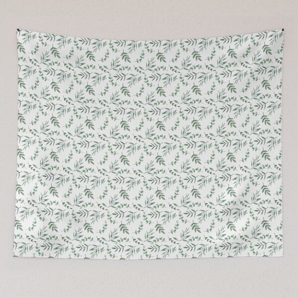 Item preview, Eucalyptus leaves pattern designed and sold by adiosmillet.