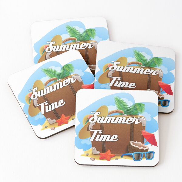 Item preview, Summer Time Travel Suitcase Summer Vacation Decorative Summer Image designed and sold by walkiffe.