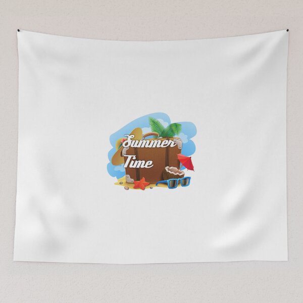 Item preview, Summer Time Travel Suitcase Summer Vacation Decorative Summer Image designed and sold by walkiffe.