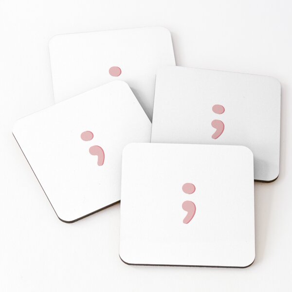 Item preview, semicolon designed and sold by Joslyn Rinnels.
