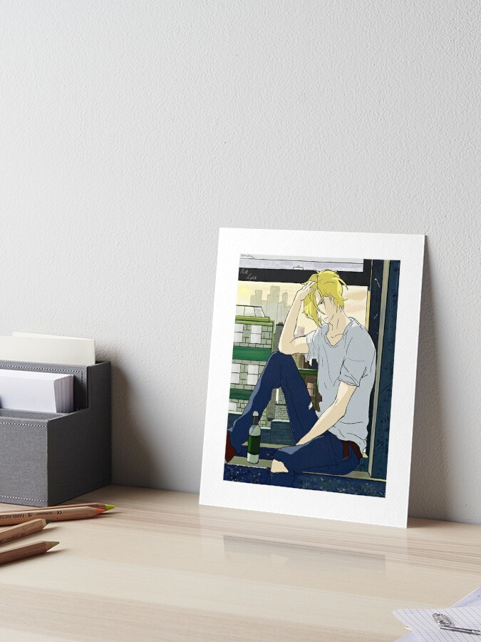 Banana Fish - Ash Lynx and Eiji Okumura Art Board Print for Sale