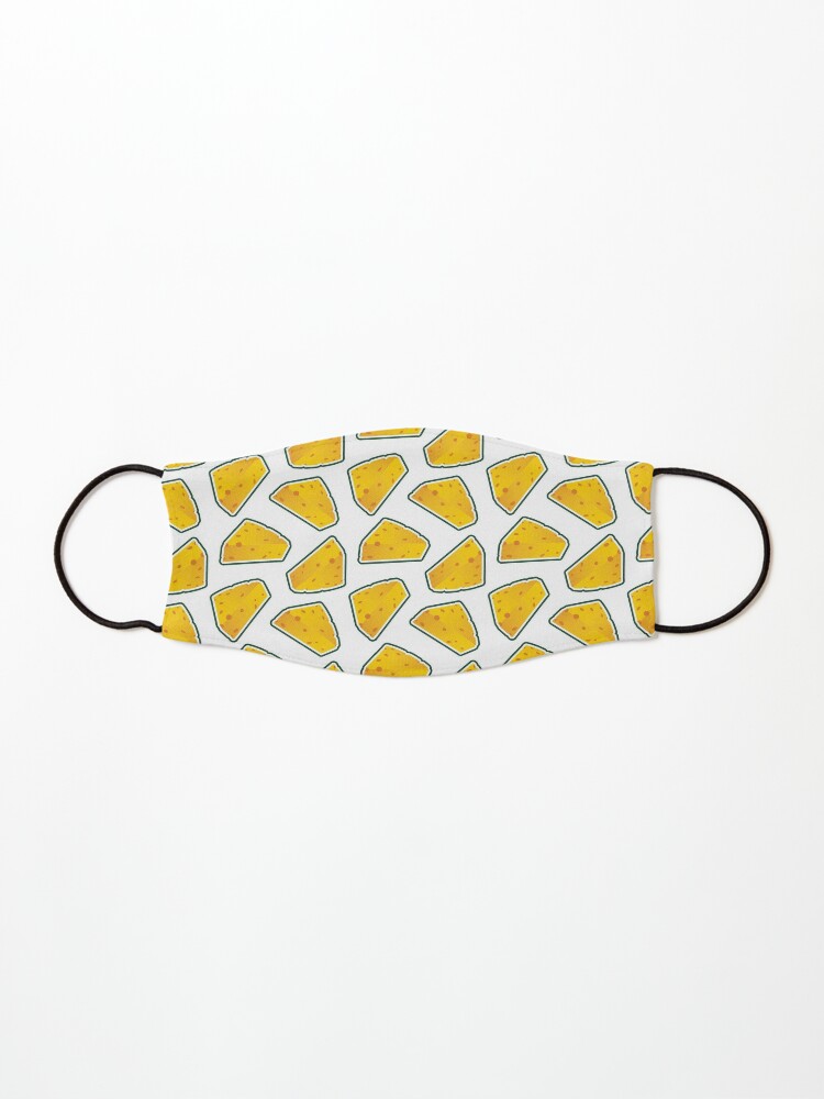 Green Bay Packers Pattern, White Background' Mask for Sale by