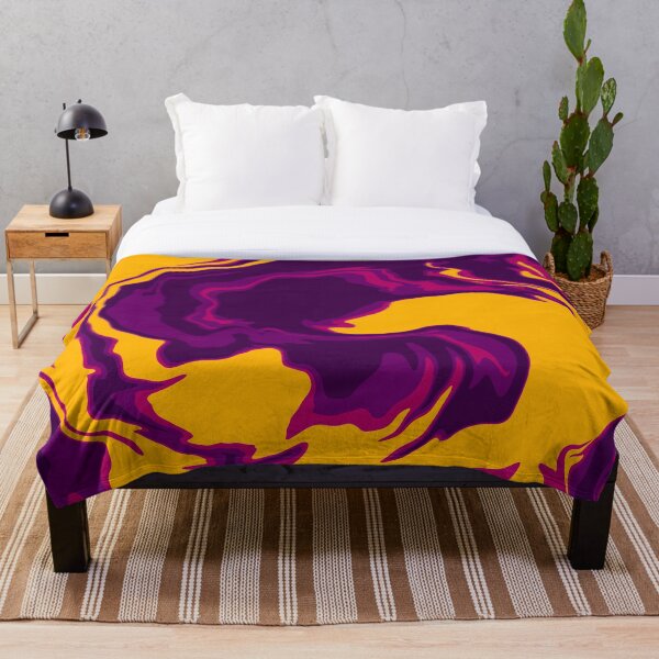 Item preview, Abstract Art - Marble - Purple Yellow designed and sold by Geometricshow.