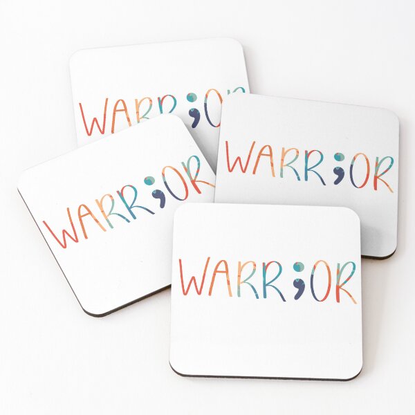 Item preview, warrior semicolon designed and sold by Joslyn Rinnels.