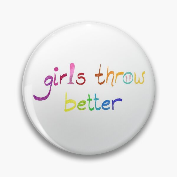 Item preview, Girls Throw Better Rainbow designed and sold by Tara Barnaba.