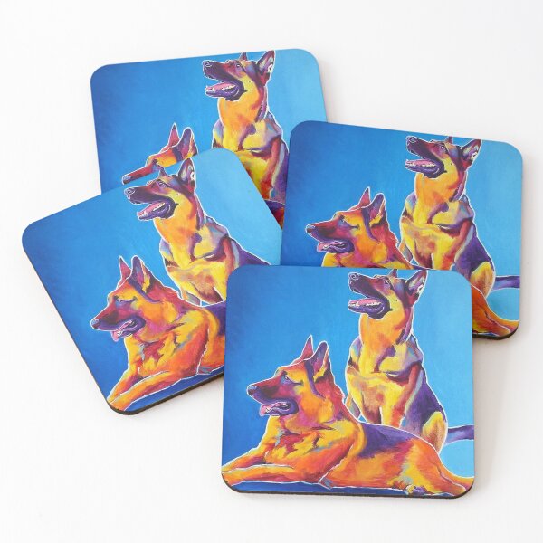 Item preview, German Shepherd Dog Art eith puppy designed and sold by Coolstuff4you71.