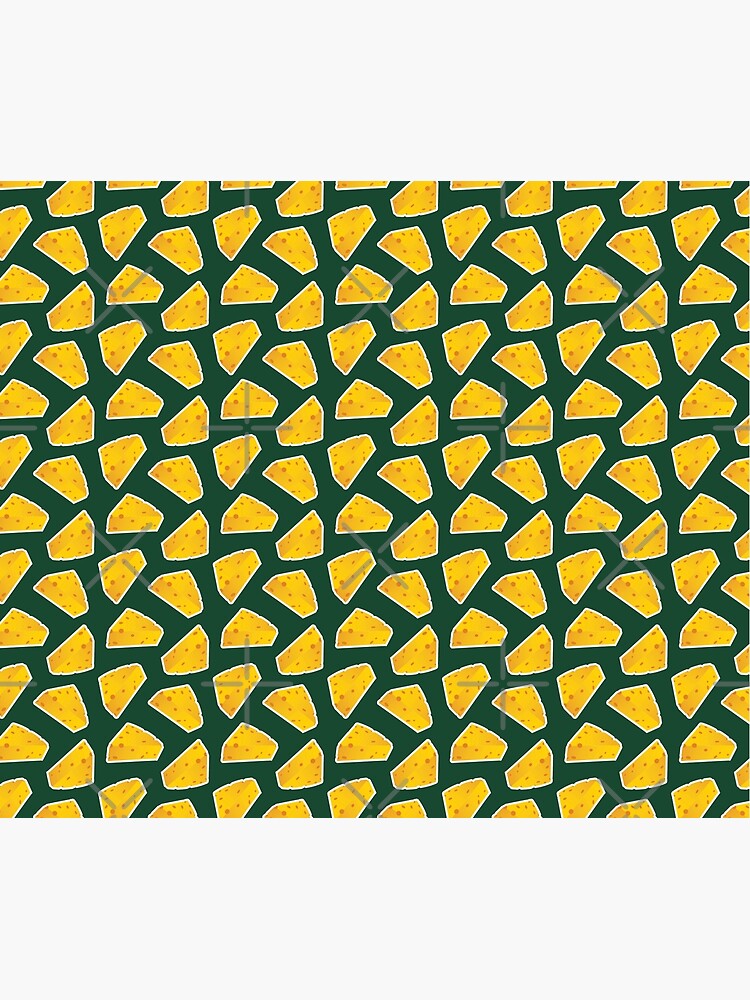 Green Bay Packers Pattern, Green Background Sticker for Sale by  brittlouise