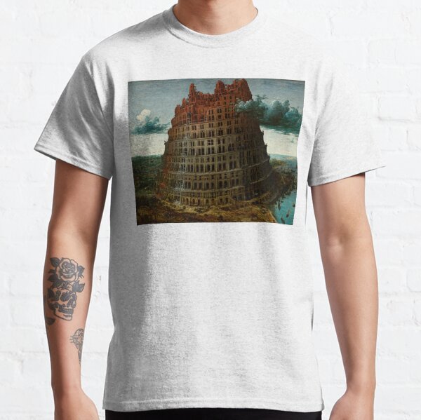 The Tower of Babel - Painting by Pieter Bruegel the Elder Classic T-Shirt