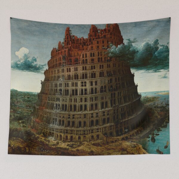 Item preview, The Tower of Babel - Painting by Pieter Bruegel the Elder designed and sold by Dator.