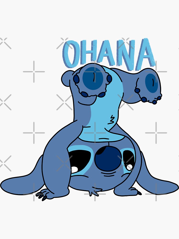 Stitch Sticker for Sale by BetterInColor