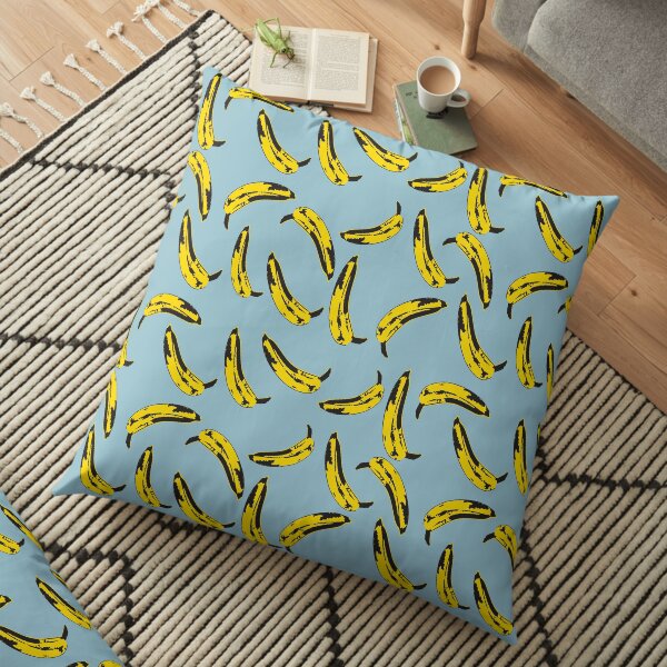 Andy Warhol Bananes Coussin de sol