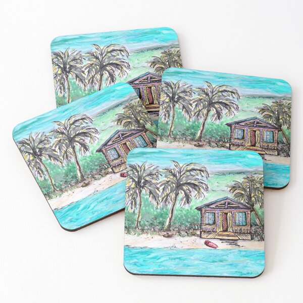 Item preview, Beachy Beach House designed and sold by HappigalArt.
