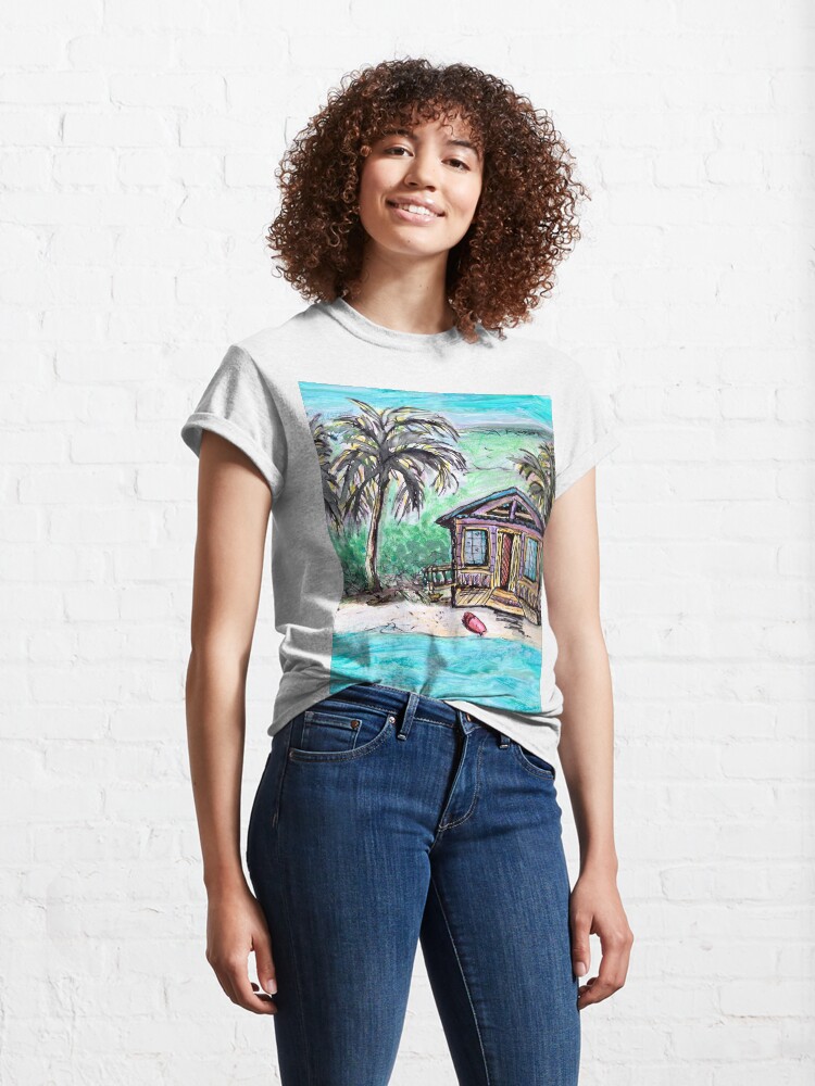 Alternate view of Beachy Beach House Classic T-Shirt