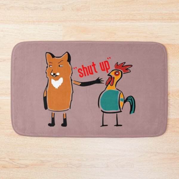 Item preview, " Shut Up " Funny Fox Shuting Up His Friend The Bird designed and sold by Seopdesigns.