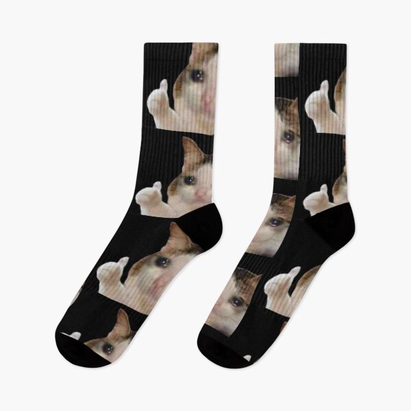 Item preview, Crying Cat Thumbs Up Meme designed and sold by cnon626.