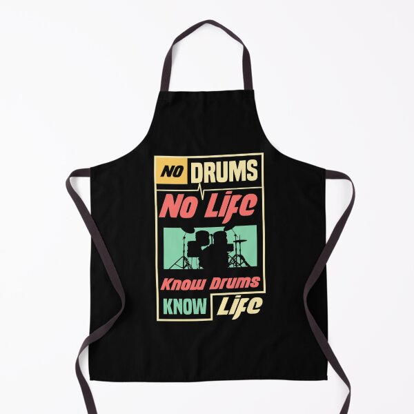 Item preview, No Drums No Life Know Drums Know Life - Drummer Percussionist designed and sold by Sutra-Lotus-Co.