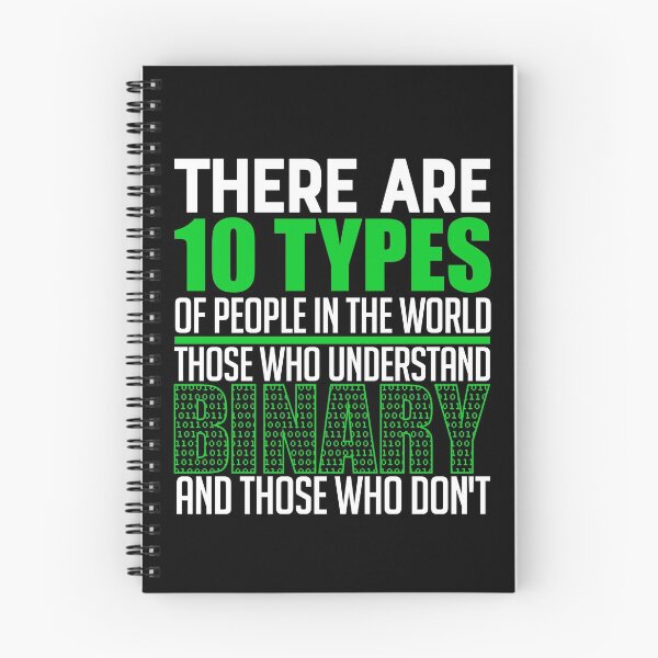 Item preview, 10 Types of People - Binary designed and sold by Michaeljmurr.