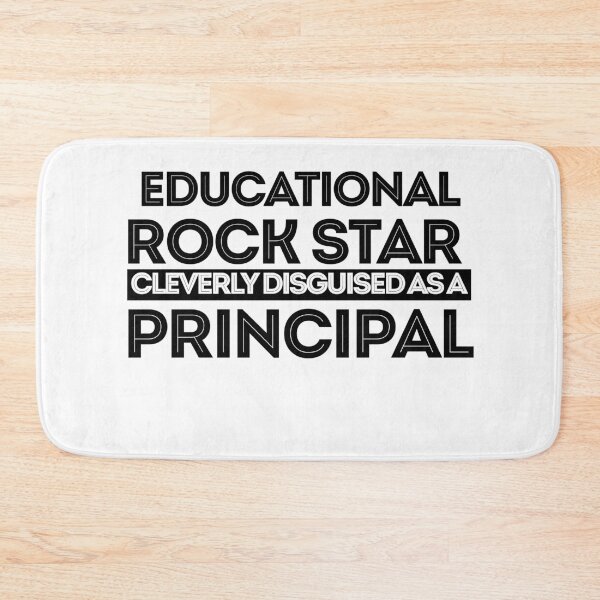 Item preview, Educational Rock Star Cleverly Disguised As A Principal designed and sold by TeesYouWant.