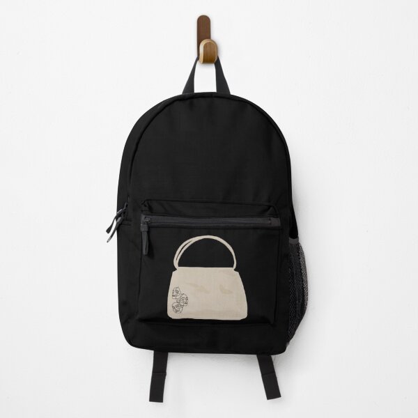 Artikelvorschau, Trendy Handtasche, creme mit schwarzer Stickerei der modernen Kunst entworfen und verkauft von ansiearts.