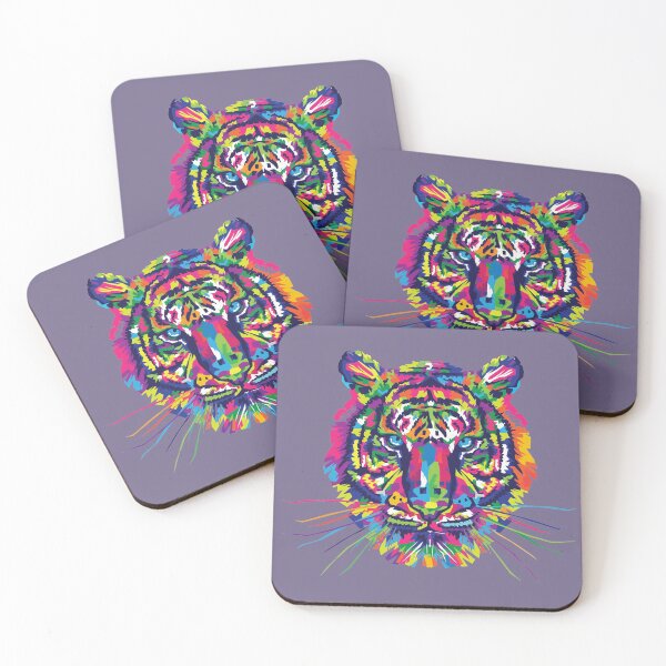 Item preview, Colorful tiger designed and sold by Shazmond.
