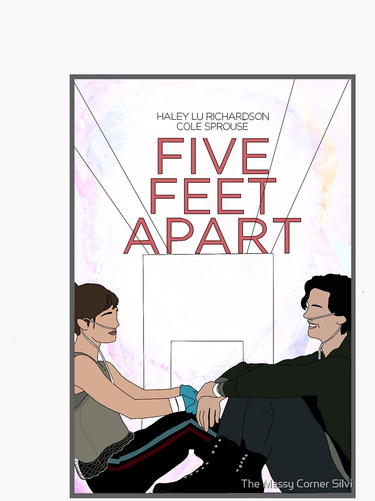 "Five Feet Apart" Sticker for Sale by Sillz96 Redbubble