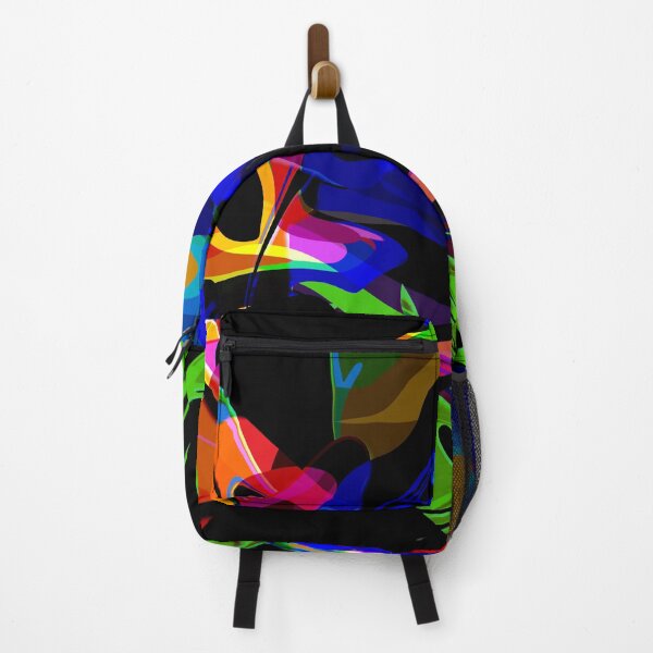 Item preview, Cool Blue Colorful Geometric  Line Pattern / Liquid Psychedelic Art  designed and sold by GuitarZan's.
