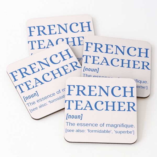 Item preview, French Teacher Magnifique Professeur de Français Dictionary Definition designed and sold by Time4German.