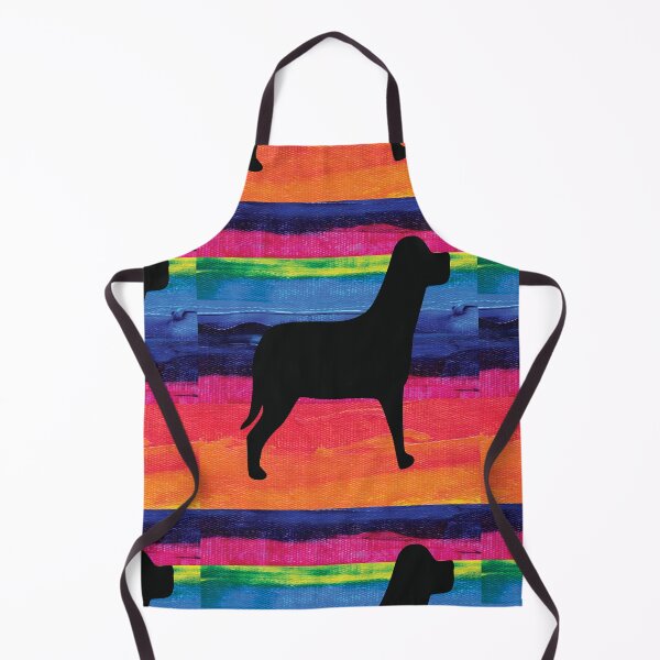 Item preview, Rainbow Collection Black Dog Pattern Art designed and sold by spicygarb.