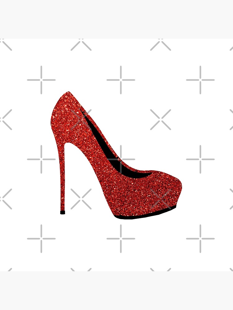 Red discount glitter stilettos