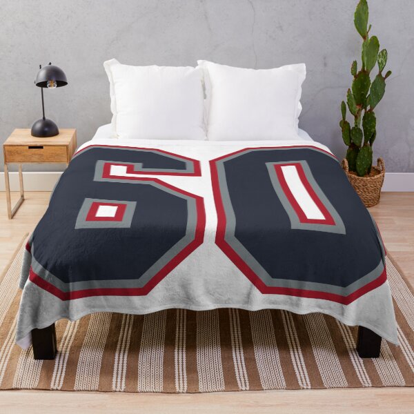 Item preview, 60 Navy Grey Red Sports Number Sixty designed and sold by HelloFromAja.