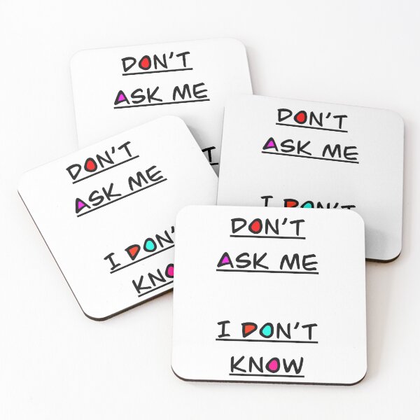 Item preview, Don’t ask me I don’t know designed and sold by ziadmhmdsbry.