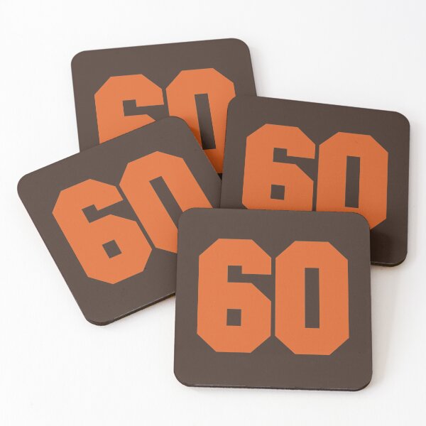 Item preview, 60 Number Cleveland Sports Sixty Brown Jersey designed and sold by HelloFromAja.