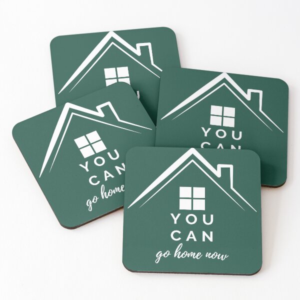 Item preview, You Can Go Home Now | Green | Holidays designed and sold by SerendipityNow.