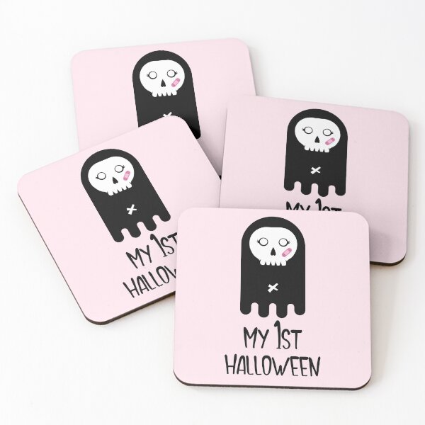 Item preview, Halloween Cute Skull Ghost Baby costume “My first halloween” designed and sold by TamGustam.