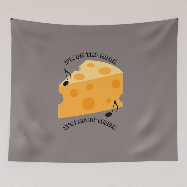 Item preview, I'm on the Moon, It's Made of Cheese designed and sold by Dredgen Designs.