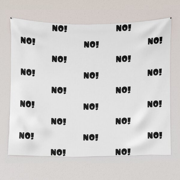 Item preview, No! designed and sold by WokenIris.