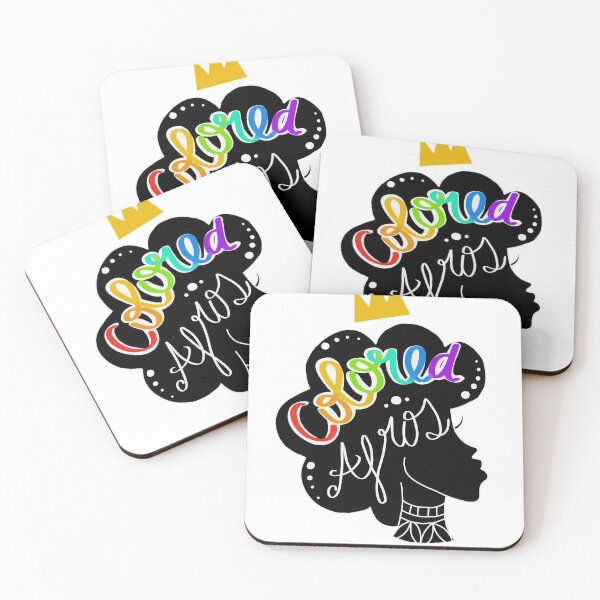 Item preview, Colored Afros Logo designed and sold by ColoredAfros.