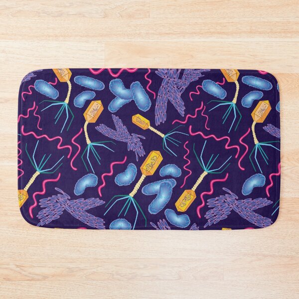 Item preview, Microbiology Pattern of Wonderful Microbial Micro Beasties designed and sold by Zit-Zat-Zot.