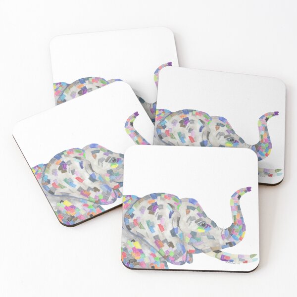 Item preview, Patchwork Pachyderm  designed and sold by LunaNoodleArt.
