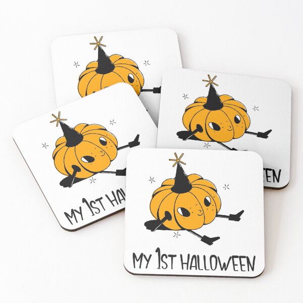 Item preview, Halloween Cute Black and Orange Pumpkin Baby costume “My first halloween” designed and sold by TamGustam.